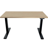 Schreibtisch E-WonderTech, elektrisch höhenverstellbar, 65,5-130,5cm (H), rechteckig