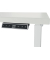 Schreibtisch E-WonderTech, elektrisch h&ouml;henverstellbar, 65,5-130,5cm (H), 160x60cm (BxT), rechteckig, wei&szlig; / verkehrswei&szlig;