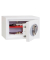 Tresor SS1181E Fortress 7 l 15kg signalweiß mit Elektronikschloss Stahl
