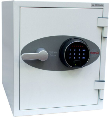 Tresor DS2001F Datacare 7 l 47kg wei&szlig; mit Fingerabdruck 