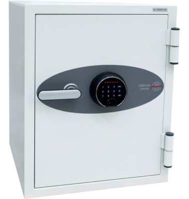 Tresor DS2002F Datacare 18 l 98kg wei&szlig; mit Fingerabdruck Stahl