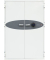 Tresor DS4623F Data Commander 457 l 772kg wei&szlig; mit Fingerabdruck Stahl