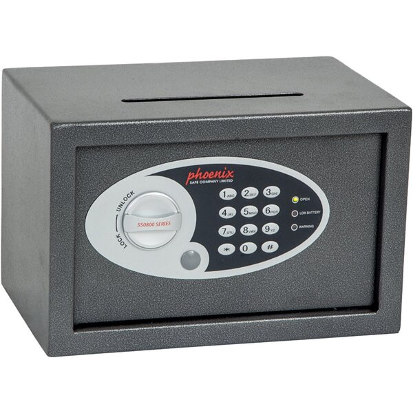 5032548003439 - Tresor SS0801ED Vela Deposit 10 l 65kg graphitgrau 5032548003439 Phoenix Safe 5032548003439 - Tresor SS0801ED Vela Deposit 10 l 65kg graphitgrau 5032548003439 Phoenix Safe