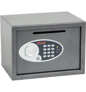 Tresor SS0802ED Vela Deposit 17 l 9kg graphitgrau mit Elektronikschloss Stahl