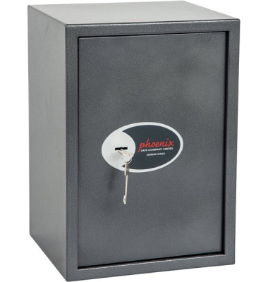 Tresor SS0804KD Vela Deposit 51 l 19,8kg graphitgrau mit Doppelbartschloss Stahl