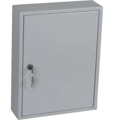 Schlüsselschrank, Profilzylinder, 42 Haken, hellgrau
