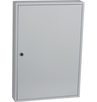 Schlüsselschrank, Profilzylinder, 100 Haken, hellgrau