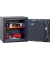Tresor HS6071E Planet 80 l 328kg graphitgrau mit Doppelbartschloss Stahl