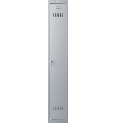 Schlie&szlig;f&auml;cher PL1133GGK 137 l 20kg grau/grau mit Schl&uuml;sselschloss Stahlblech