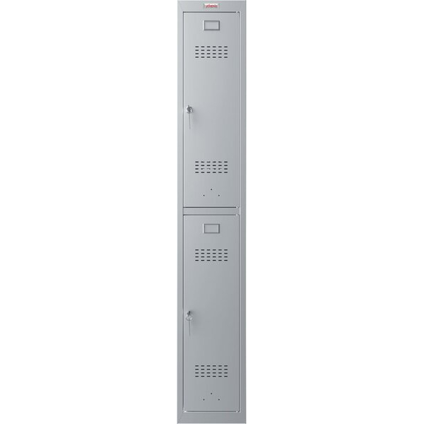 5032548009448 - Schließfach-Spind schmal 2 Schließfächer grau-grau 5032548009448 Phoenix Safe 5032548009448 - Schließfach-Spind schmal 2 Schließfächer grau-grau 5032548009448 Phoenix Safe