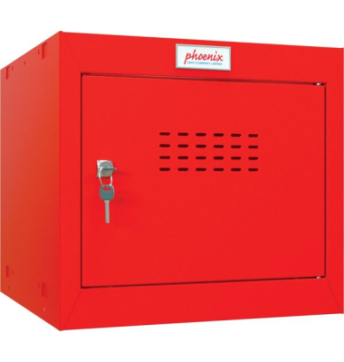 Schließfächer CL0344RRK CL 44 l 6kg rot mit Zylinderschloss Stahl, pulverbeschichtet