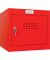 Schließfächer CL0344RRK CL 44 l 6kg rot mit Zylinderschloss Stahl, pulverbeschichtet