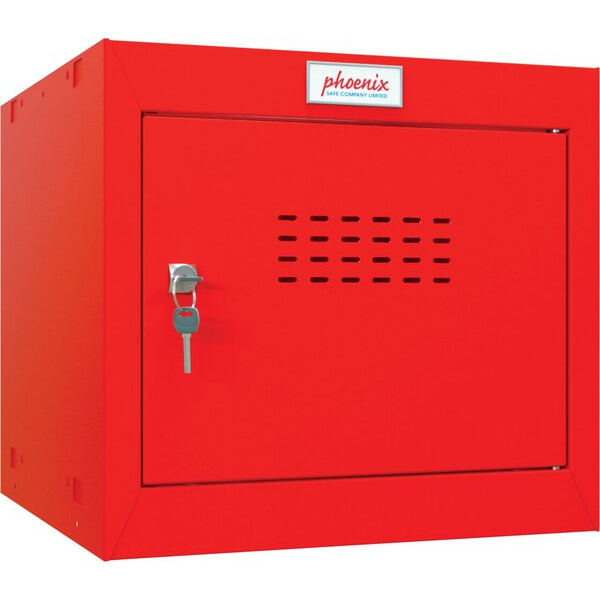5032548009479 - CL0344RRK Würfel Schließfach Klein Rot m Schlüssel-Schloss (B x H x T) 400 x 365 x 400 mm mit Schlüsselschloss 5032548009479 - CL0344RRK Würfel Schließfach Klein Rot m Schlüssel-Schloss (B x H x T) 400 x 365 x 400 mm mit Schlüsselschloss