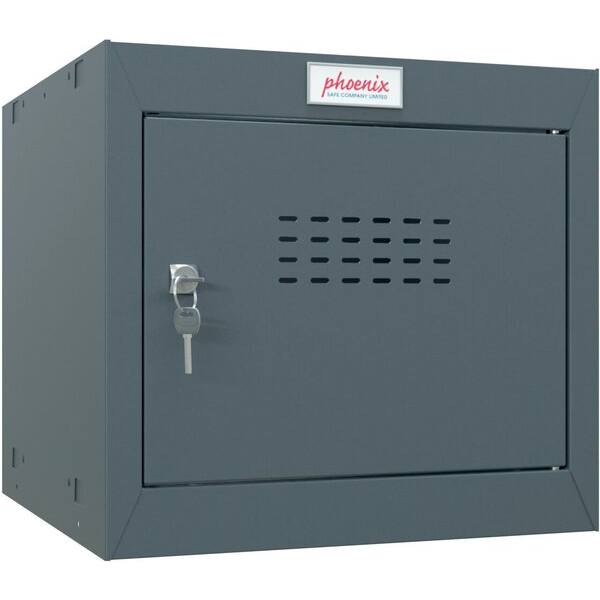 5032548009486 - CL0344AAK Würfel Schließfach Klein Antrazit m Schlüssel-Schloss (B x H x T) 400 x 365 x 400 mm N A