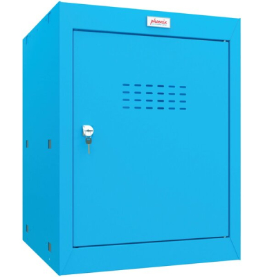 Schließfächer CL0544BBK CL 66 l 9kg blau mit Zylinderschloss Stahl, pulverbeschichtet