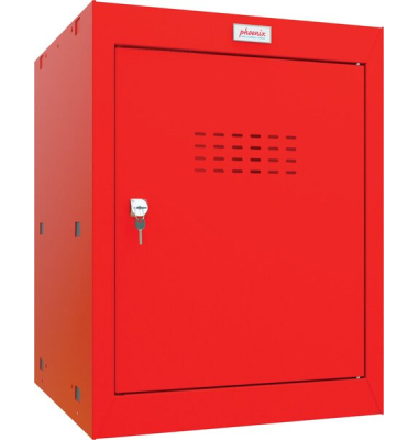 Schließfächer CL0544RRK CL 66 l 9kg rot mit Zylinderschloss Stahl, pulverbeschichtet