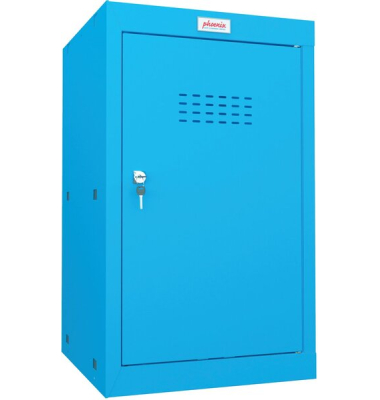 Schließfächer CL0644BBK CL 87 l 10kg blau mit Zylinderschloss Stahl, pulverbeschichtet
