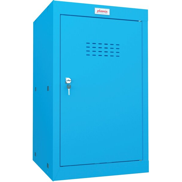 5032548009707 - CL0644BBK Würfel Schließfach Mittel 2 Blau m Schlüssel-Schloss (B x H x T) 400 x 665 x 400 mm N A