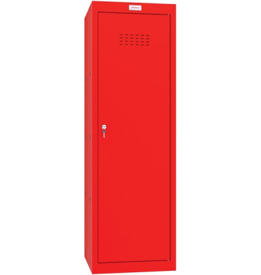 Schließfächer CL1244RRK CL 173 l 18kg rot mit Zylinderschloss Stahl, pulverbeschichtet