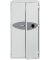 Tresor FS1913FH Fire Commander 571 l 485kg wei&szlig; mit Fingerabdruck Stahl