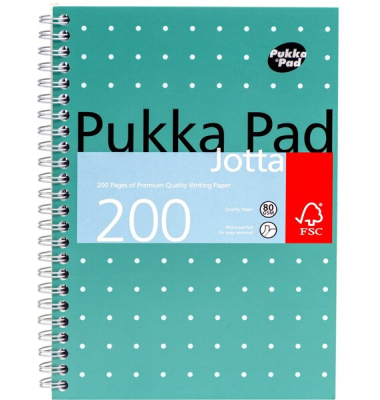 Collegeblock JM021, liniert / liniert, A5, 80g, blau, 100 Blatt