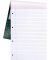 Briefblock RCREF50 / liniert, A4, 50 Blatt