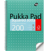 Collegeblock JM018SQ, kariert / kariert, A4, 80g, blau, 100 Blatt