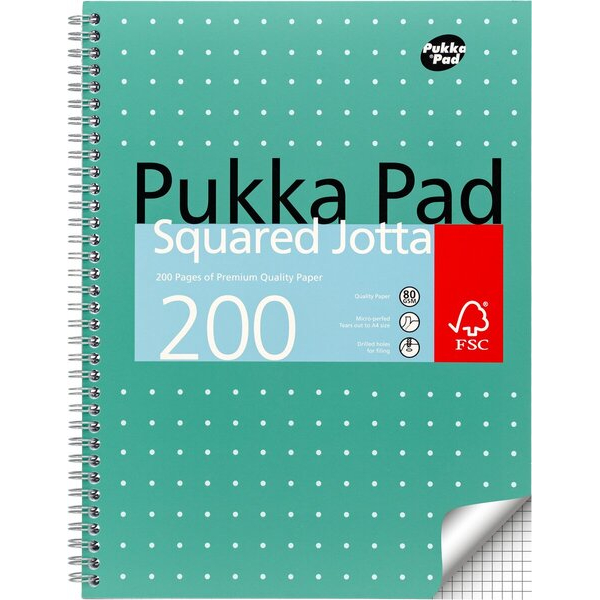 5032608013583 - Collegeblock JM018SQ kariert A4 100 Blatt 5032608013583 Pukka Pads 5032608013583 - Collegeblock JM018SQ kariert A4 100 Blatt 5032608013583 Pukka Pads