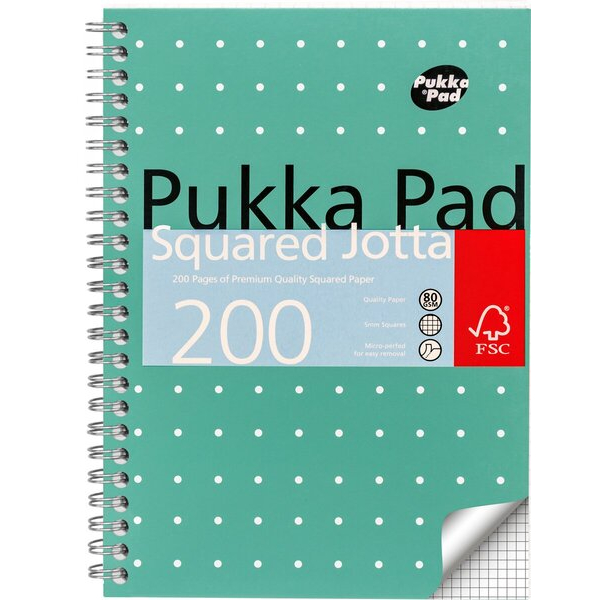 5032608013613 - Collegeblock JM021SQ kariert A5 100 Blatt 5032608013613 Pukka Pads 5032608013613 - Collegeblock JM021SQ kariert A5 100 Blatt 5032608013613 Pukka Pads