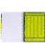 Notizbuch 6050-REC, Recycled, gr&uuml;n, A4, liniert, 80g, 100 Blatt / 200 Seiten
