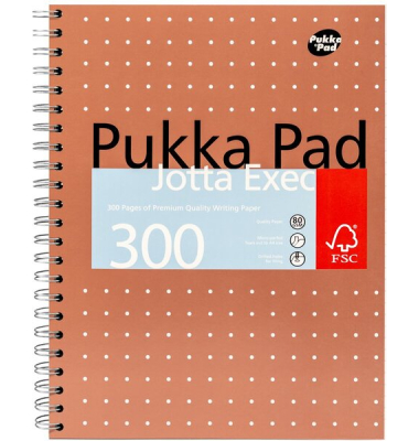 Collegeblock 7019-MET, liniert / liniert, A4, 80g, braun, 150 Blatt