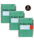 Collegeblock 8521-MET / liniert, A4, 100 Blatt