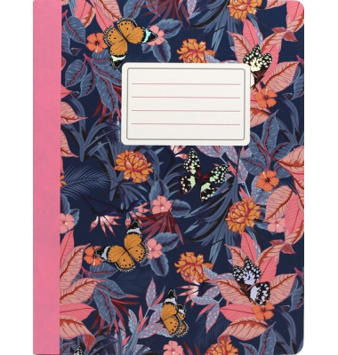 Collegeblock 9516-BLM, Bloom, liniert / liniert80g, Motiv, 70 Blatt