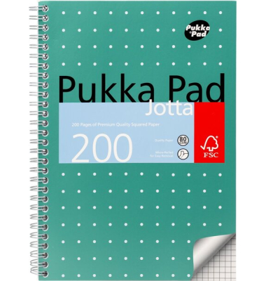 Collegeblock 8520-METSQ, kariert / kariert, B5, 80g, blau, 100 Blatt