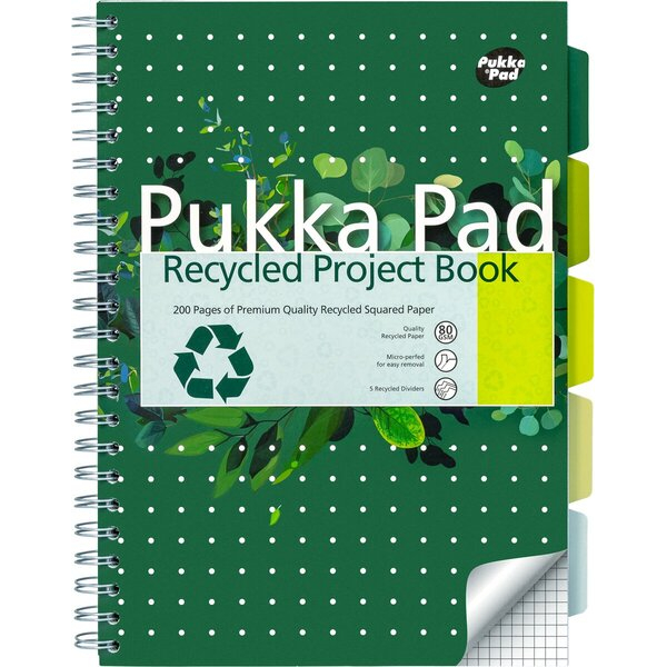 5032608099310 - Notizbuch 6050-RECSQ A4 kariert 100 Blatt 5032608099310 Pukka Pads 5032608099310 - Notizbuch 6050-RECSQ A4 kariert 100 Blatt 5032608099310 Pukka Pads