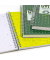 Notizbuch 6050-RECSQ, Recycled, gr&uuml;n, A4, kariert, 80g, 100 Blatt / 200 Seiten