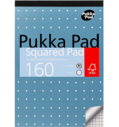Briefblock 6468-METSQ, Lineatur 5 / kariert, A5, 80g, blau, 80 Blatt