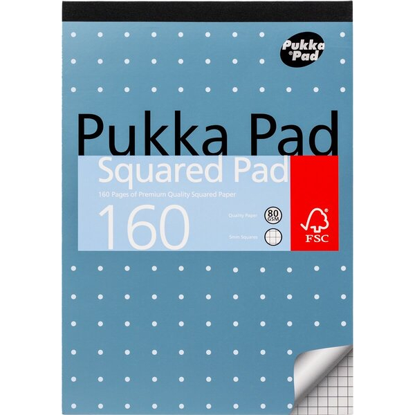 5032608099655 - Briefblock 6468-METSQ kariert A5 80 Blatt 5032608099655 Pukka Pads 5032608099655 - Briefblock 6468-METSQ kariert A5 80 Blatt 5032608099655 Pukka Pads