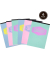 Collegeblock 8865-PST, liniert / liniert, A4, 80g, farbig sortiert, 80 Blatt