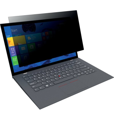  Blickschutzfilter ASF156W9EU, 15,6 Zoll, transparent/schwarz