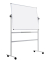 Stativdrehtafel-Whiteboard Maya, QR0203, 120x90cm, lackiert, Aluminiumrahmen