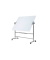 Glas-Magnetboard GQR0450, 150x120cm, mit Rollen, drehbar, weiß