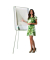 Flipchart Earth Tripod, EA2376995, 70x100cm, lichtgrau, mit Beinen