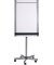 Flipchart, EA4822016, 70x100cm (BxH), silber, mit Rollen, mit 1 Seitenarm