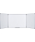 Whiteboard klappbar Maya Trio, TR02030207170, 120/240x90cm, emailliert, Aluminiumrahmen