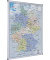 Landkartentafel Deutschland, MAP0101002, 120x90cm, lackiert, Aluminiumrahmen