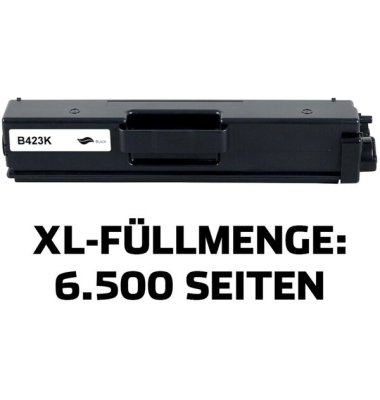 Toner 13791 (kompatibel mit Brother TN-423BK), schwarz, ca. 6500 Seiten