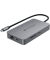 HyperDrive Dual 4K HDMI 10-in-1 USB-C Hub für M1/M2/M3 MacBooks, silber