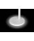 LED-Schreibtischlampe Halo, weiß, mit Standfuß, dimmbar
