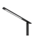 LED-Schreibtischlampe Halo, schwarz, mit Standfuß, dimmbar